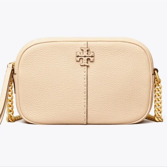 Tory Burch McGraw Camera Bag- Brie - Picture 1 of 11